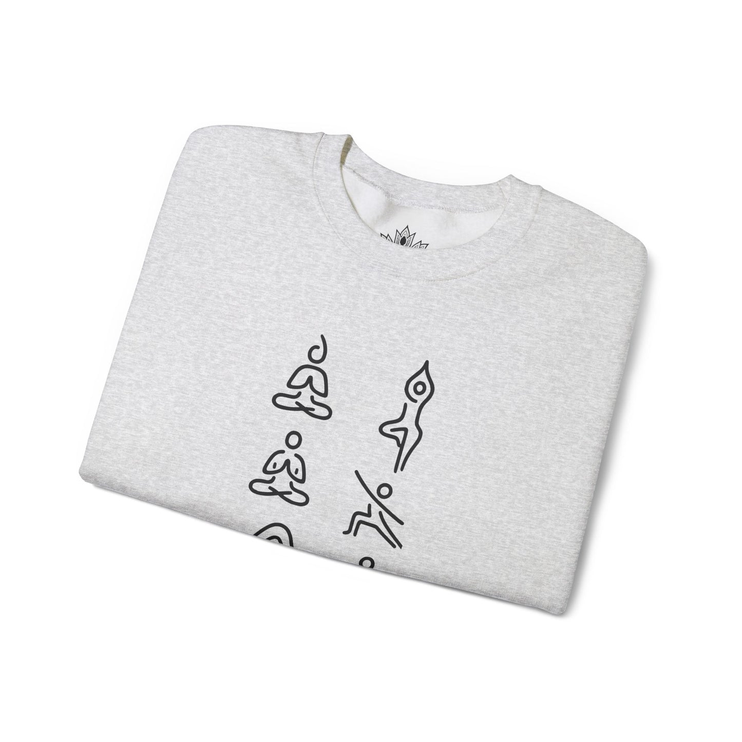 Line Art Yoga Poses Sweatshirt
