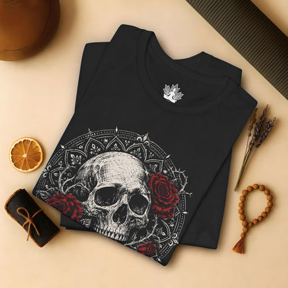 Skull & Roses Mandala Tee