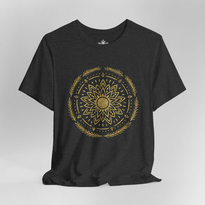 Golden Mandala – Sacred Balance Men Tee