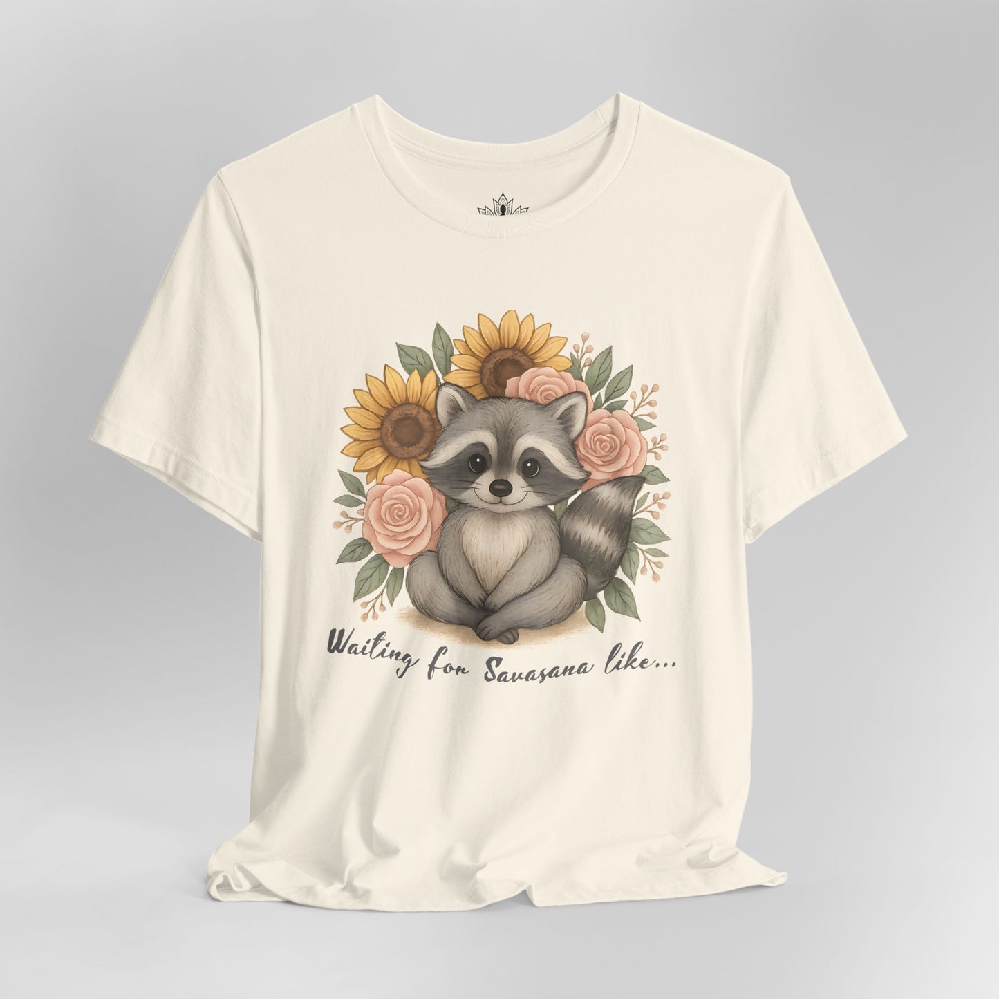 A Savasana Mood – Cute Raccoon Yoga Tee