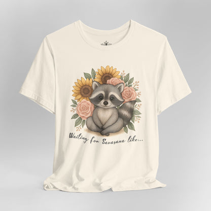 A Savasana Mood – Cute Raccoon Yoga Tee