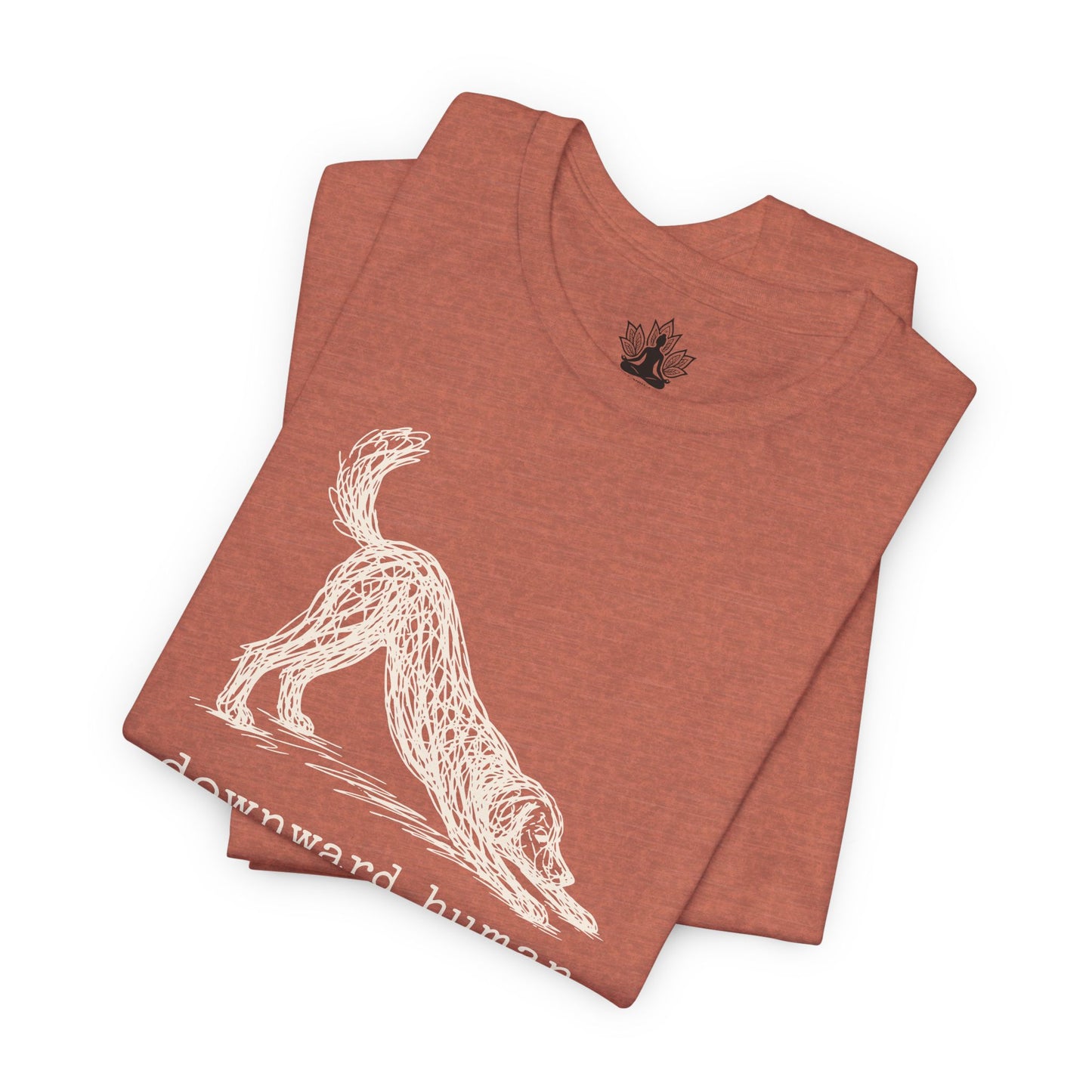 Line Art Downward Human Men Tee