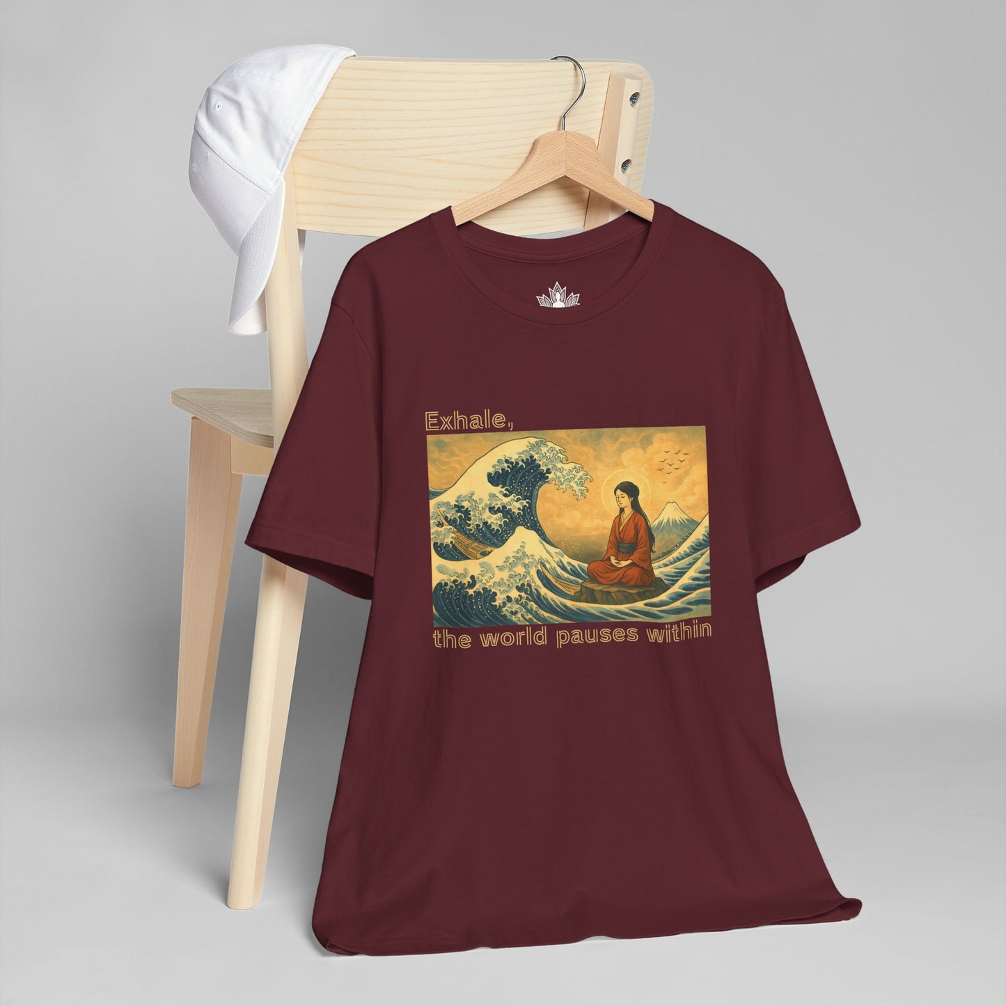 Exhale – Mindful Japanese Wave Men Tee