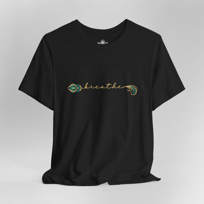 Breathe Feather Flow - Mindful Calm Tee