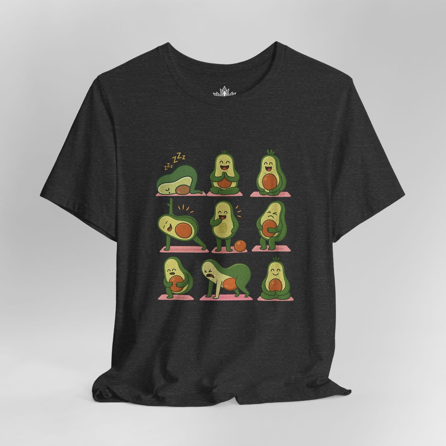 Avocado Yoga Poses - Funny Wellness Men Tee