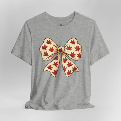 Lotus Cartoon Bow – Cozy Coquette Tee