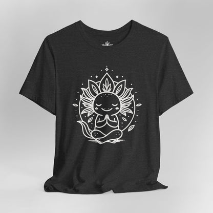 Meditating Axolotl – Yoga Meditation Tee
