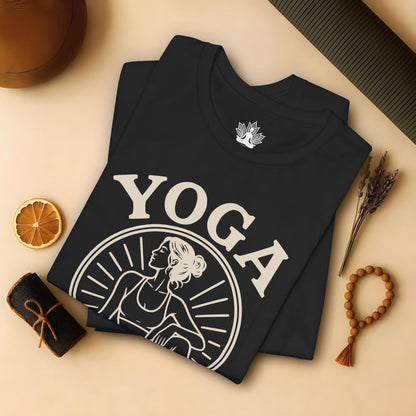 Yoga Because It's Cheaper Than Therapy Tee