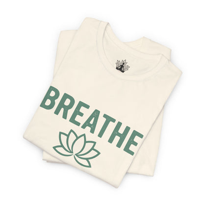Breathe Lotus – Minimalist Yoga Class Men Tee