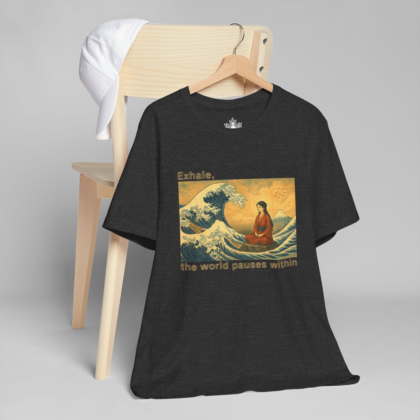 Exhale – Mindful Japanese Wave Men Tee