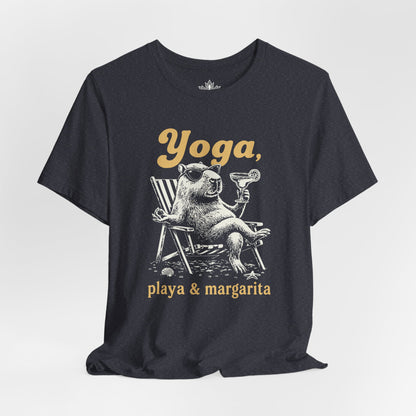 Capybara Yoga, Playa & Margarita Tee
