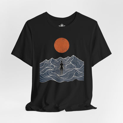Retro Mountain Pose Tee