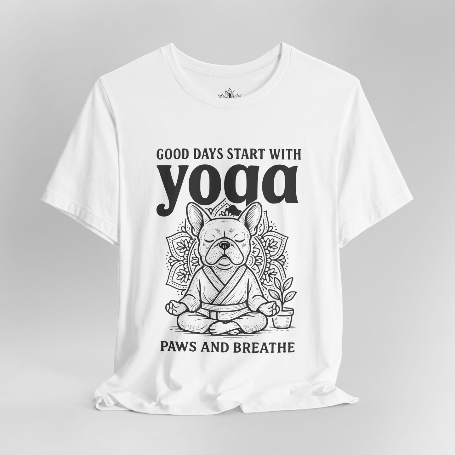 French Bulldog Yoga - Good Vibes Men Tee