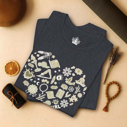 Yoga Girl Boho Heart – Mindful Yoga Tee