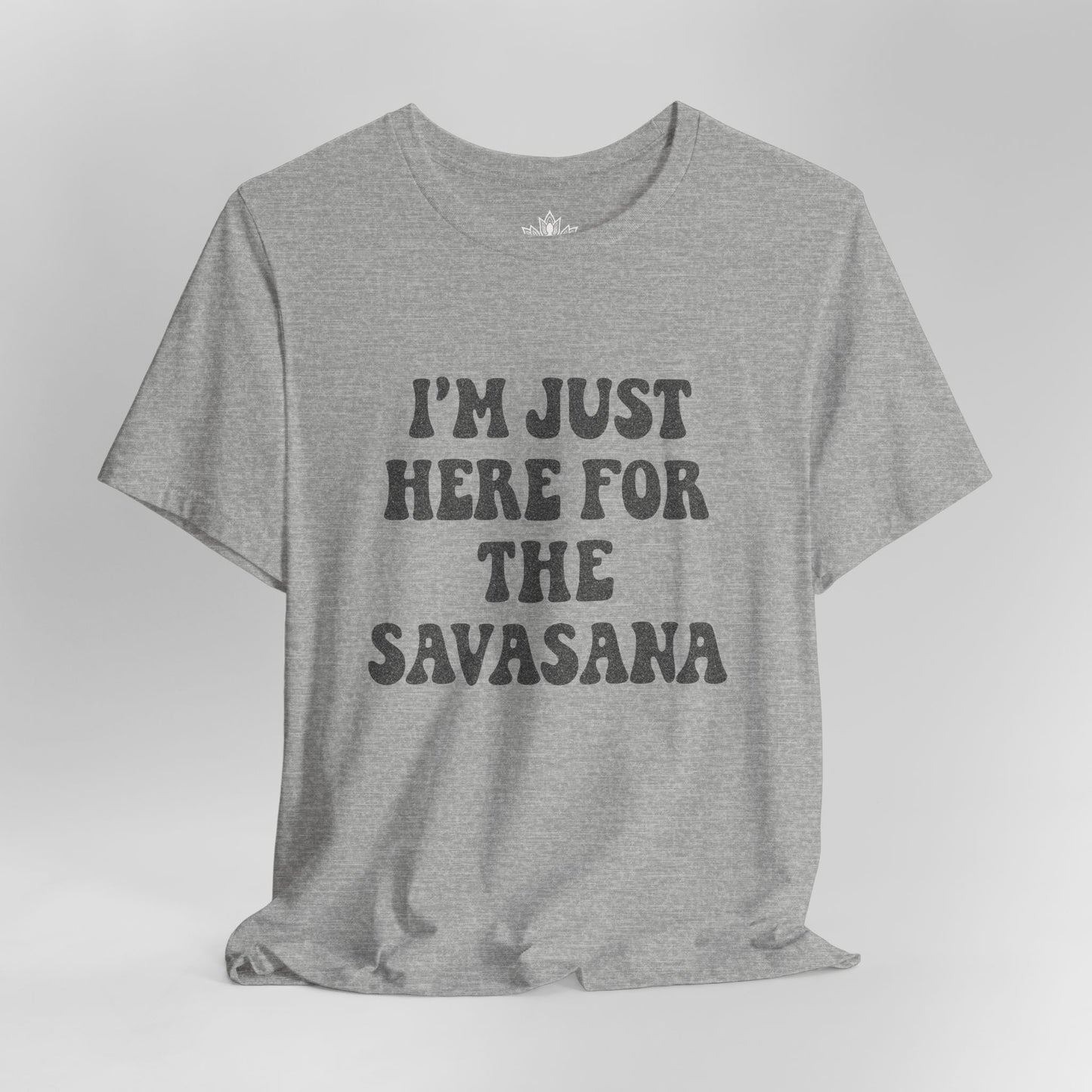 Savasana Only – Funny Yoga Men Tee