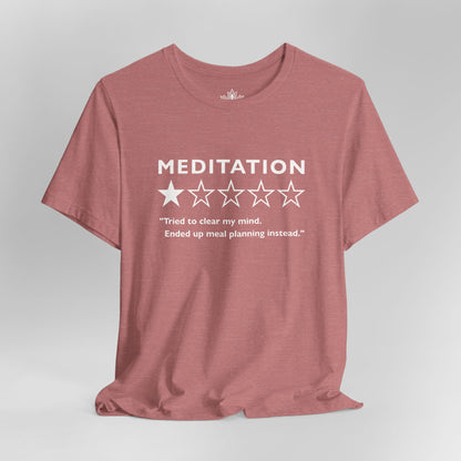 Meal Planning Meditation – Funny Mindful Tee