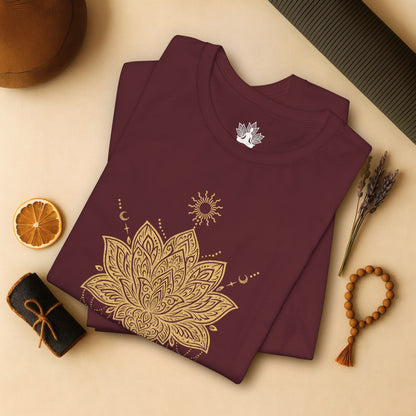 Celestial Lotus – Mystic Yoga Tee