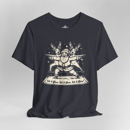 Let It Flow Santa Tee