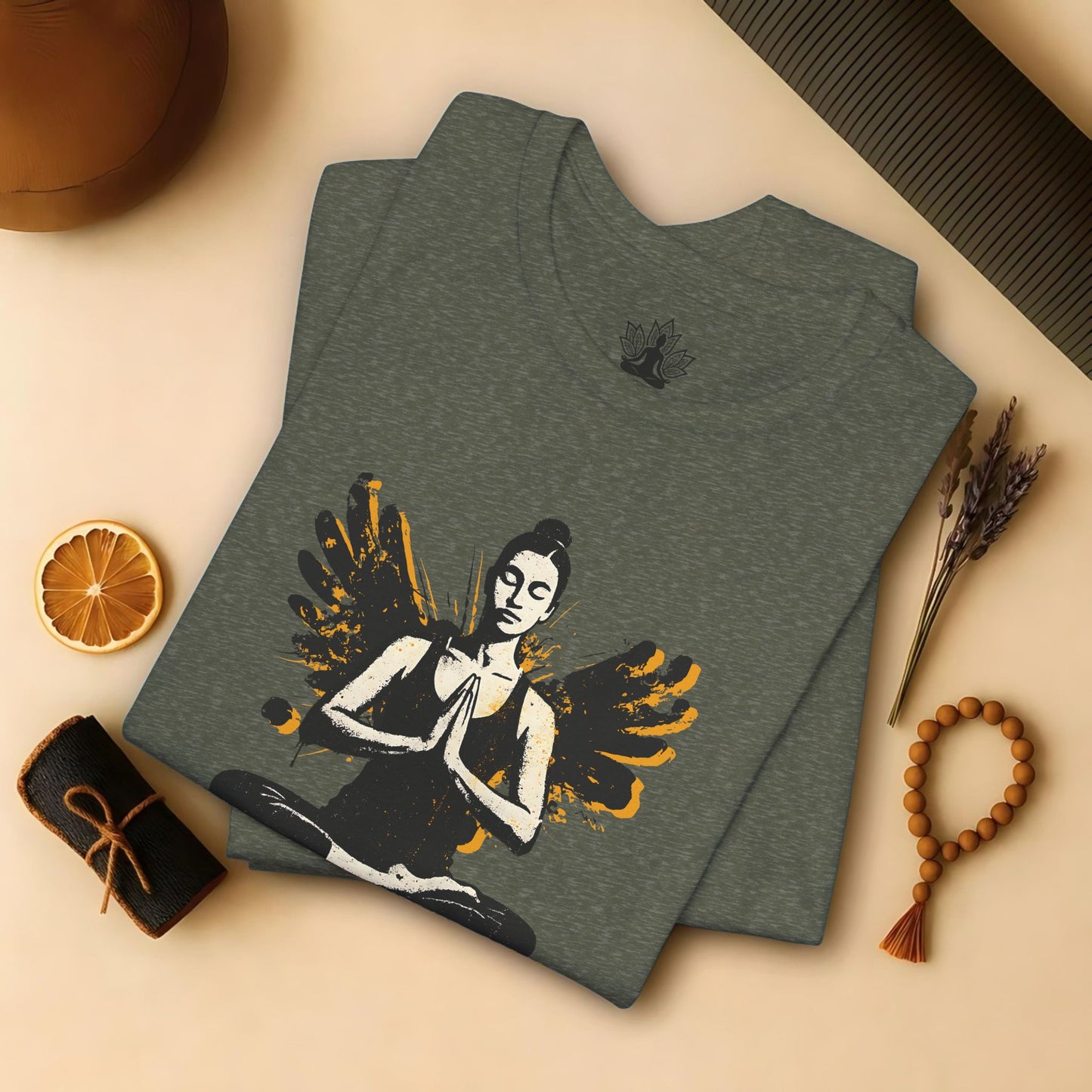 Street Art Meditate Don't Hate Tee