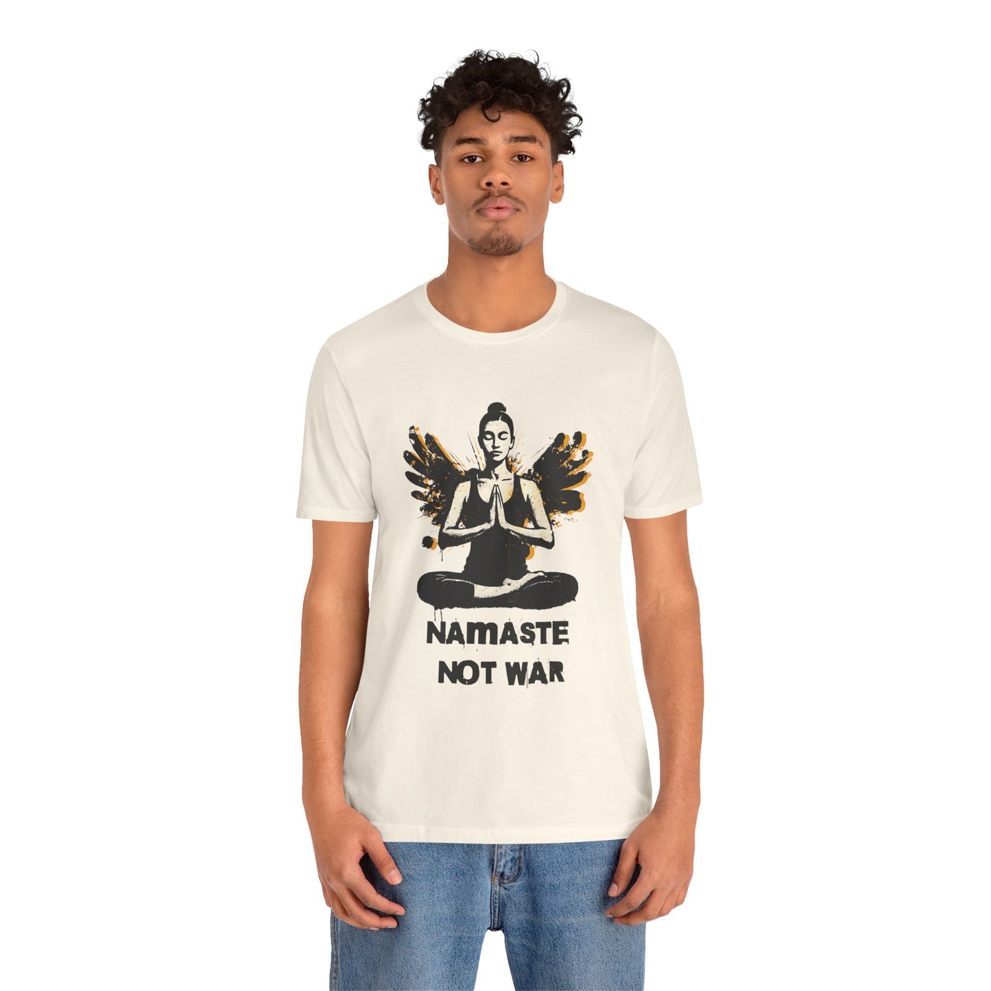 Namaste Not War – Urban Street Art Men Tee