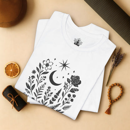 Namasté Bloom – Floral Yoga Tee