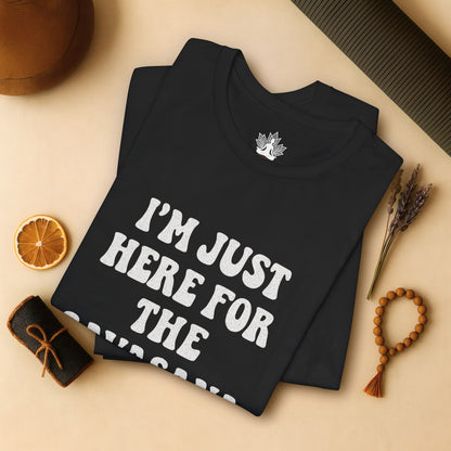 Savasana Only – Funny Yoga Tee