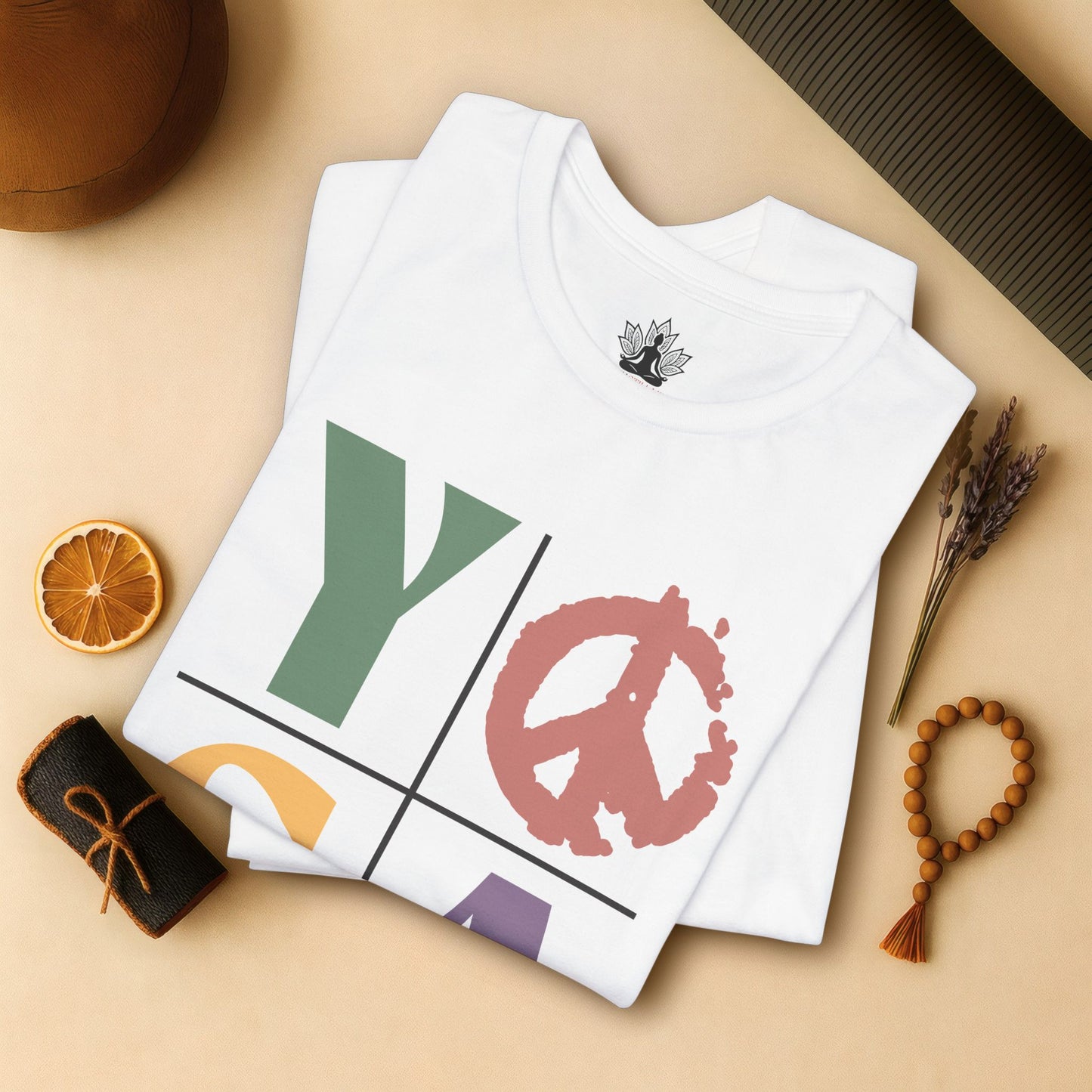 Bold Yoga – Modern Grid Tee