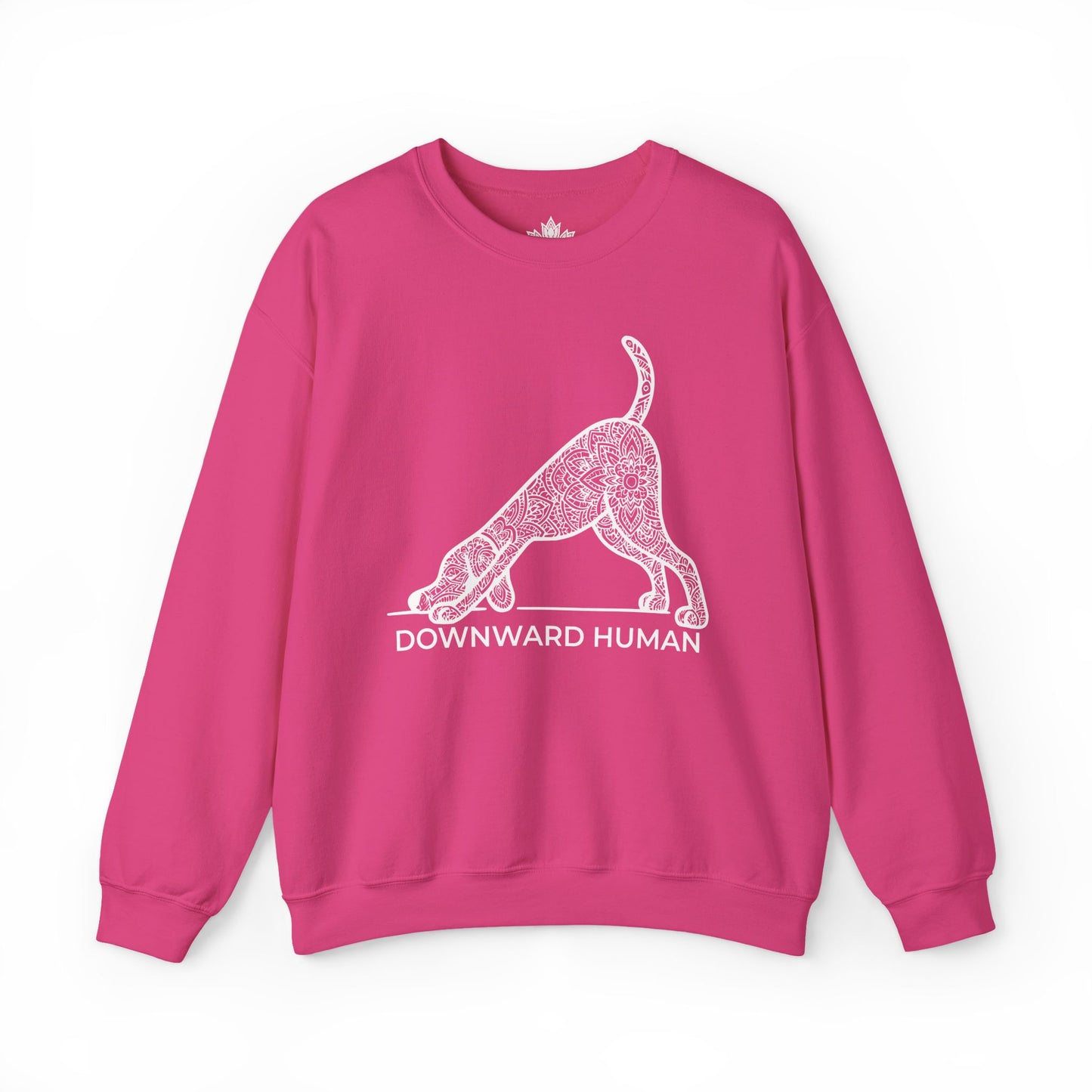 Sweat-shirt Downward Human - Mandala Dog