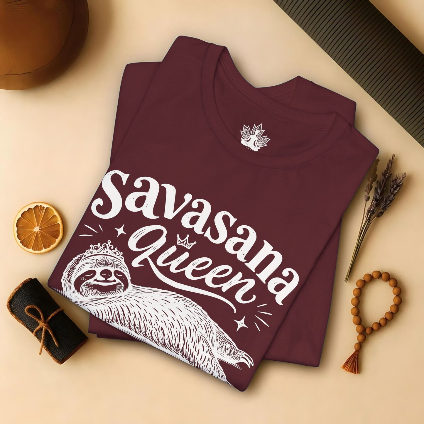 Savasana Queen Sloth Tee