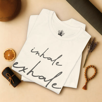 Inhale Exhale – Minimalist Mindfulness Tee