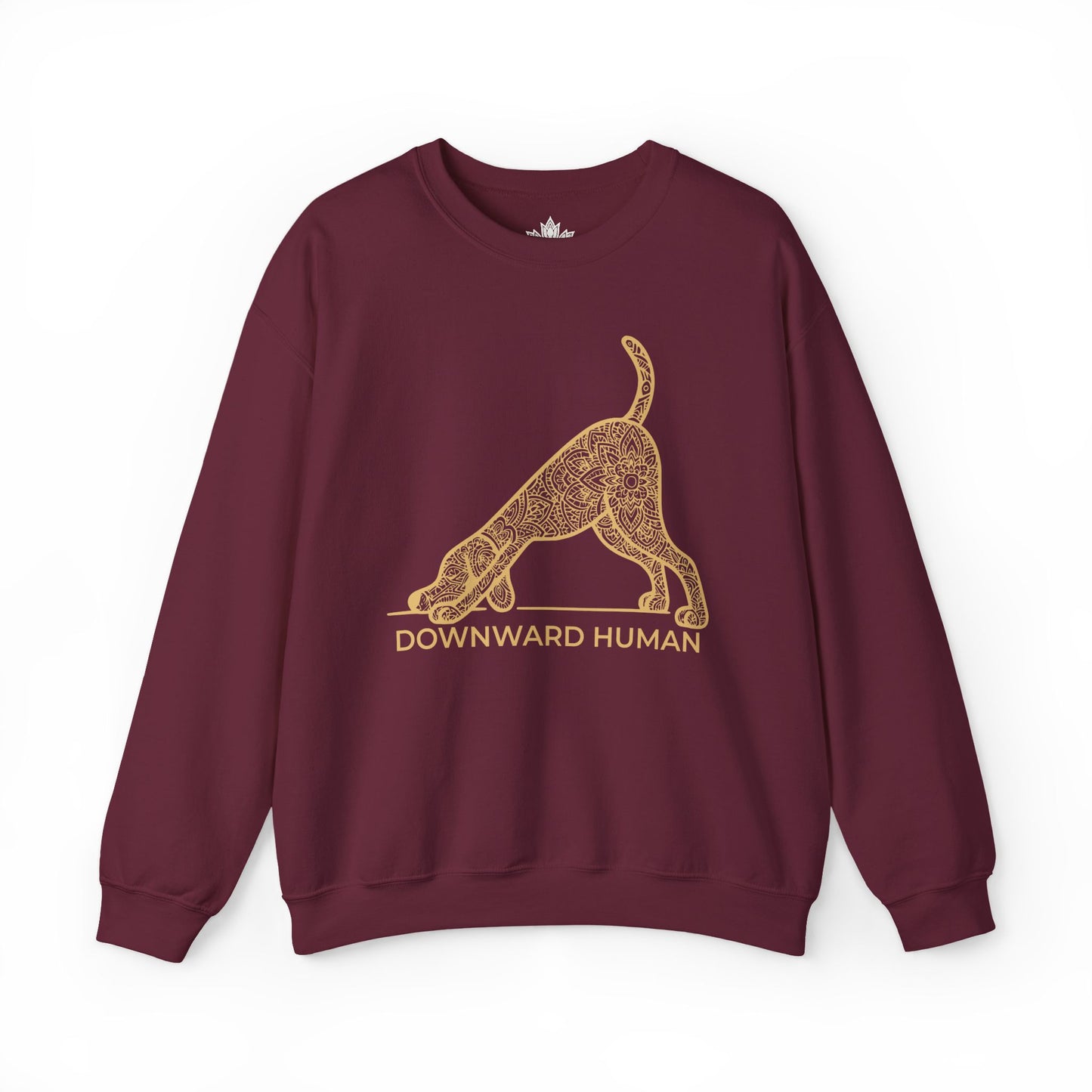 Sweat-shirt Downward Human - Mandala Dog