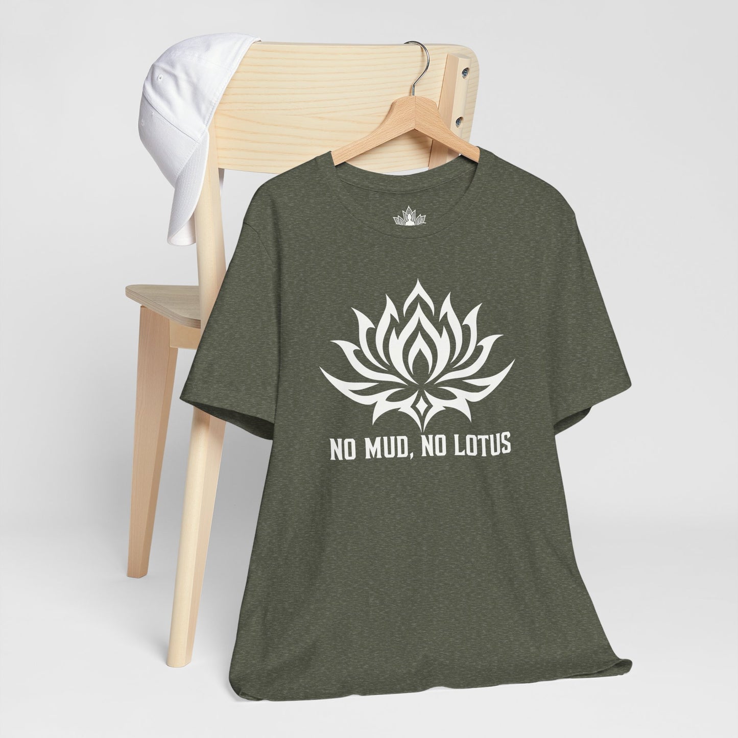 No Mud, No Lotus Tribal Art Men Tee