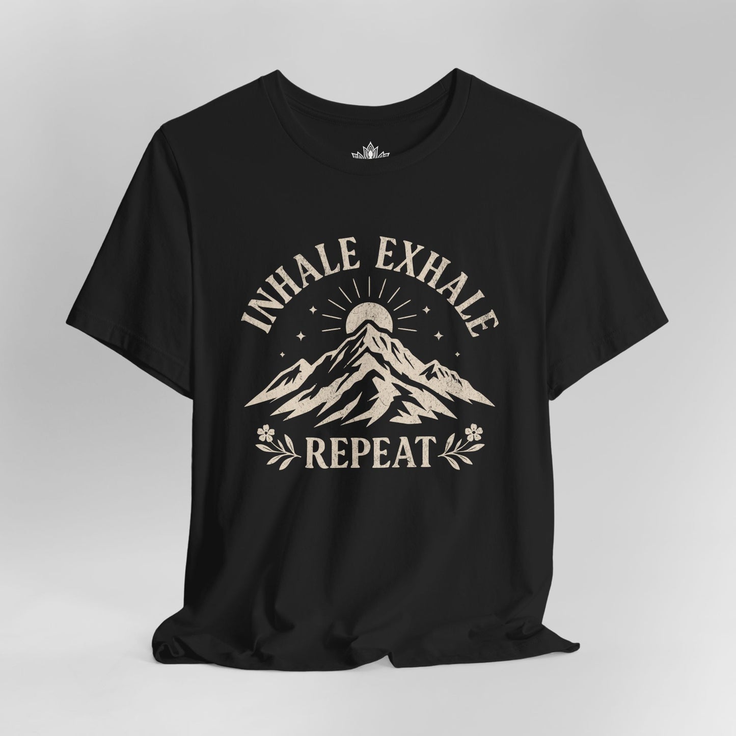 Inhale Exhale Repeat - Mountain Peace Men Tee