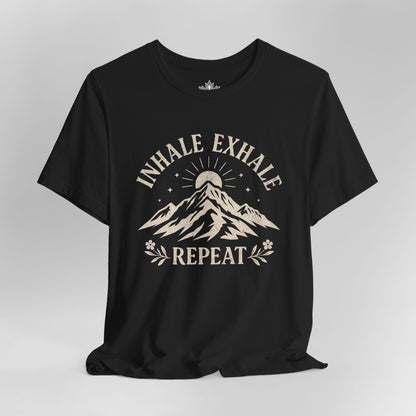 Inhale Exhale Repeat - Mountain Peace Men Tee