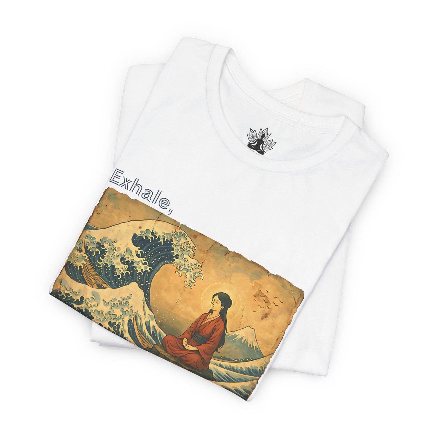 Exhale – Mindful Japanese Wave Men Tee