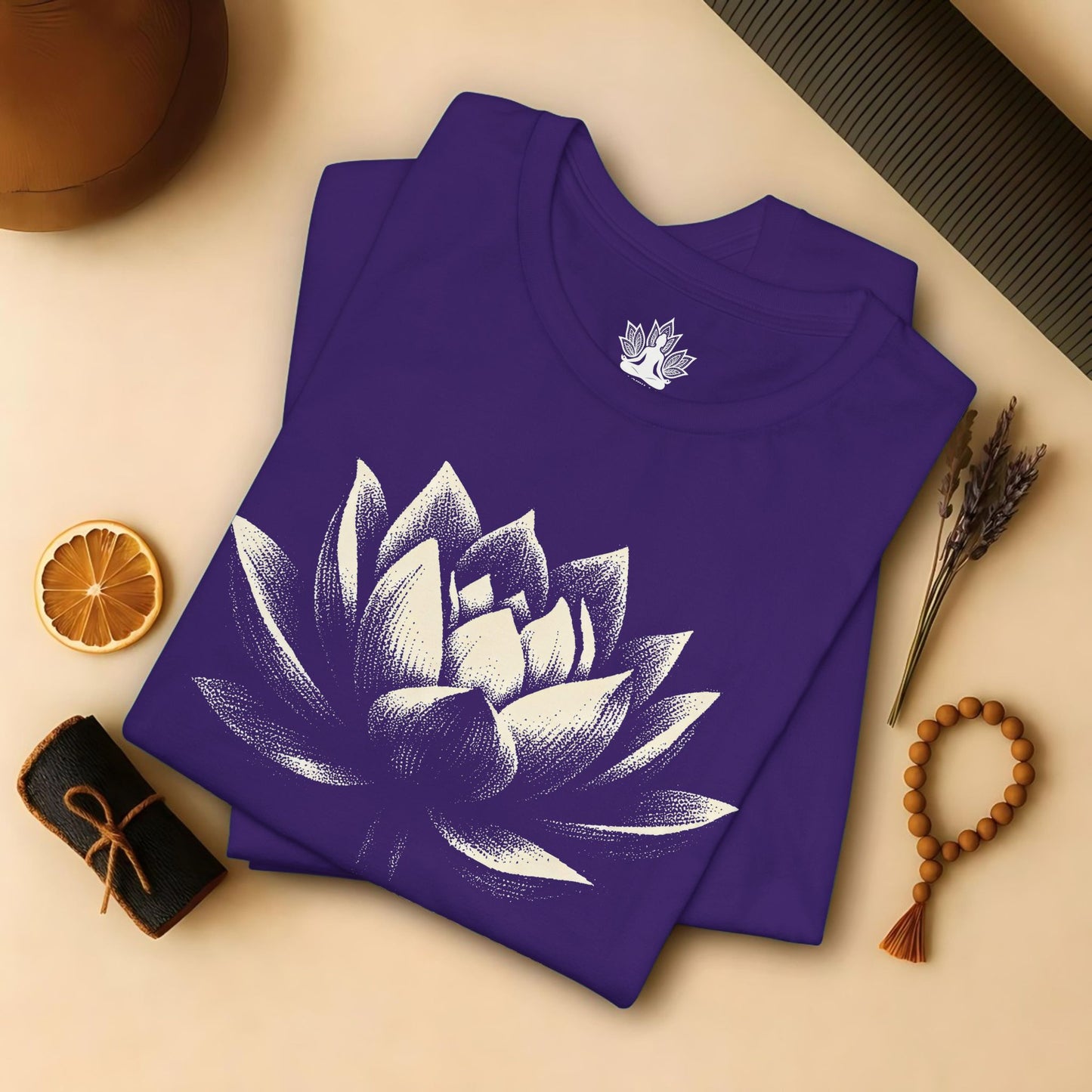 White Lotus Shadow Art Tee