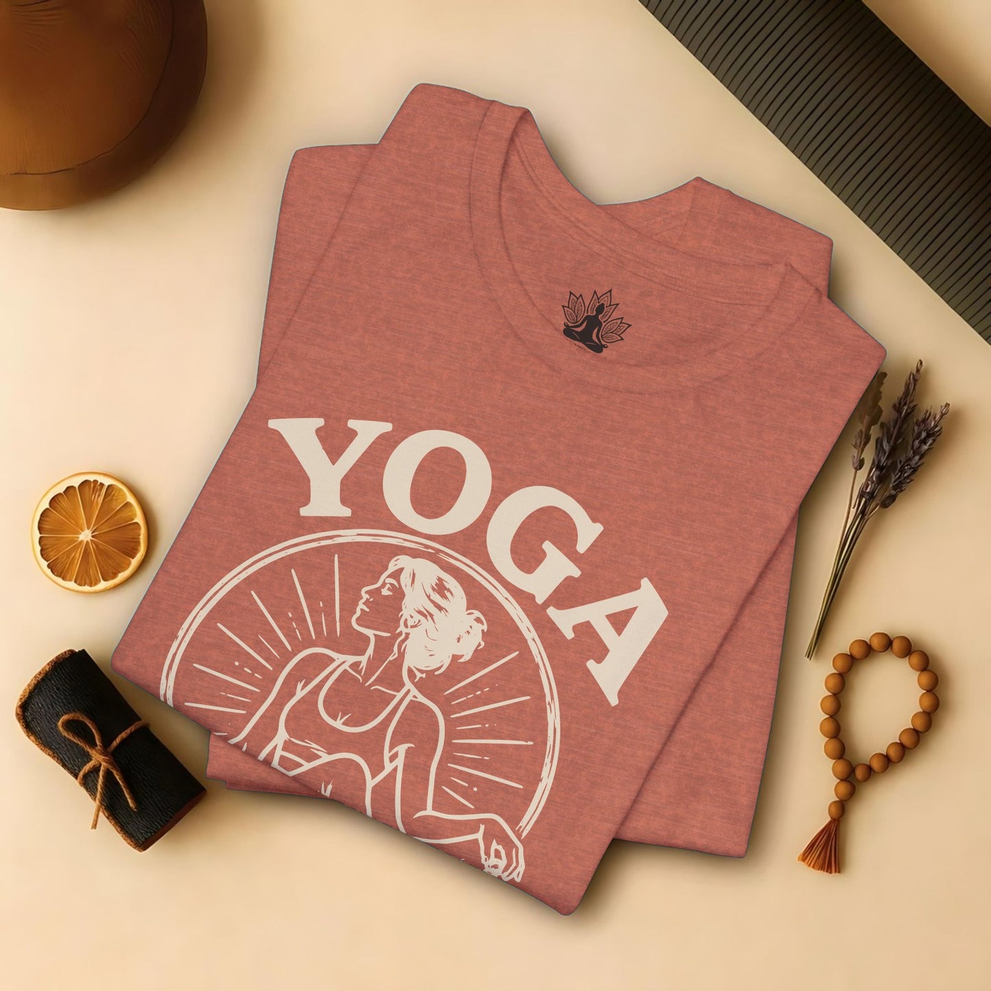 Yoga Because Murder Is Wrong Retro Tee