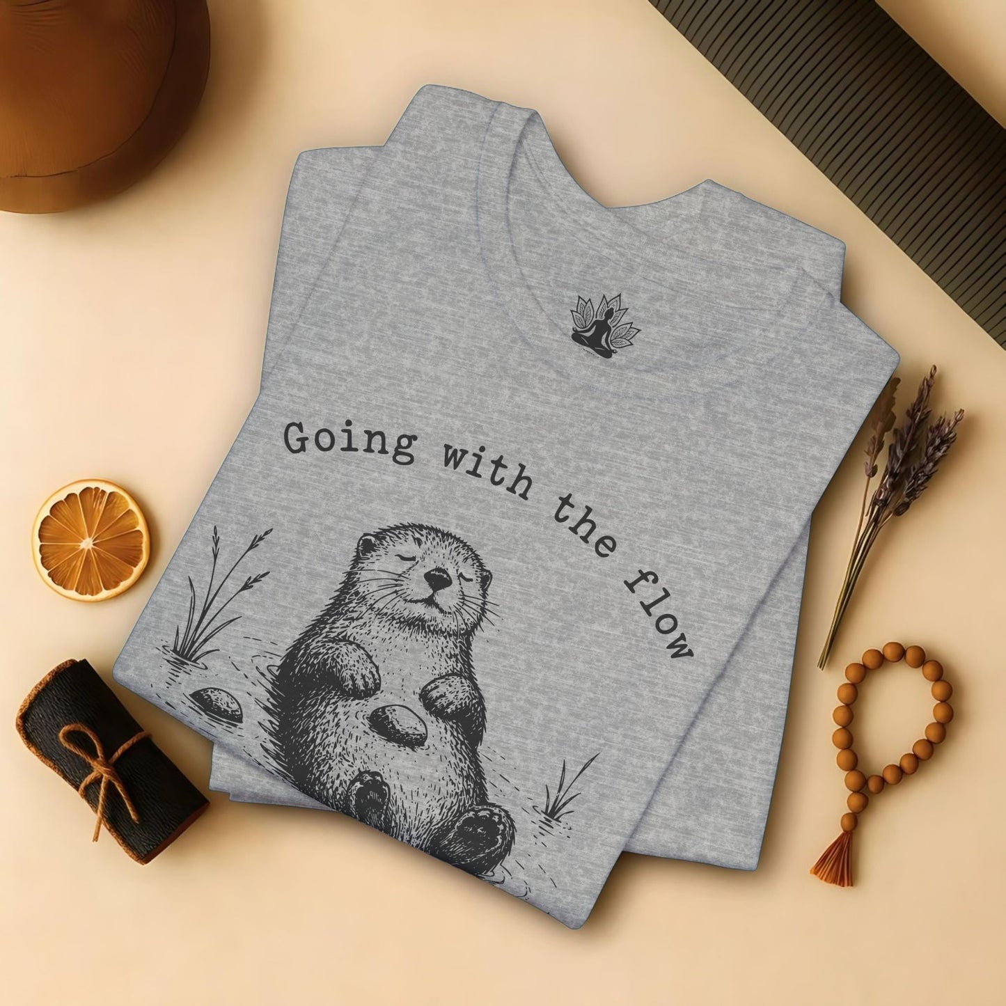 Going With The Flow Otter Tee