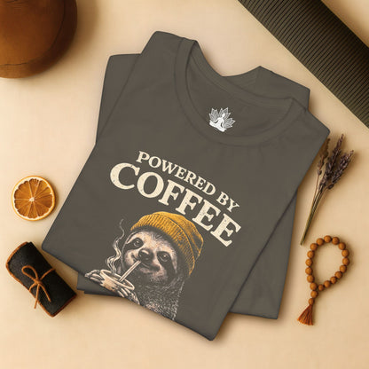 Powered By Coffee & Savasana Tee