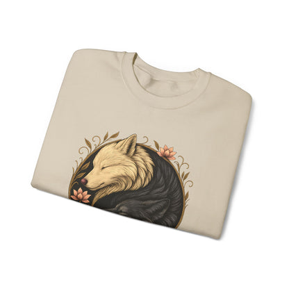 Yin Yang Wolves - Spiritual Balance Sweatshirt
