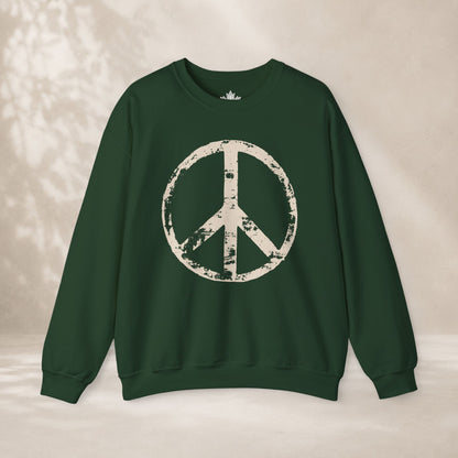 Vintage Peace Symbol Sweatshirt