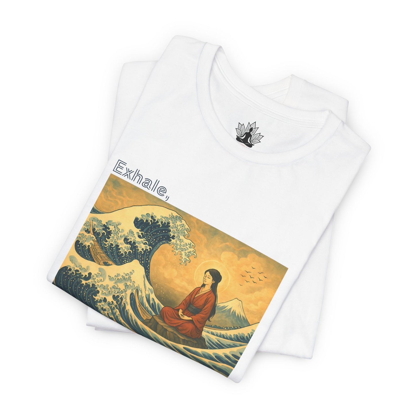 Exhale – Mindful Japanese Wave Men Tee