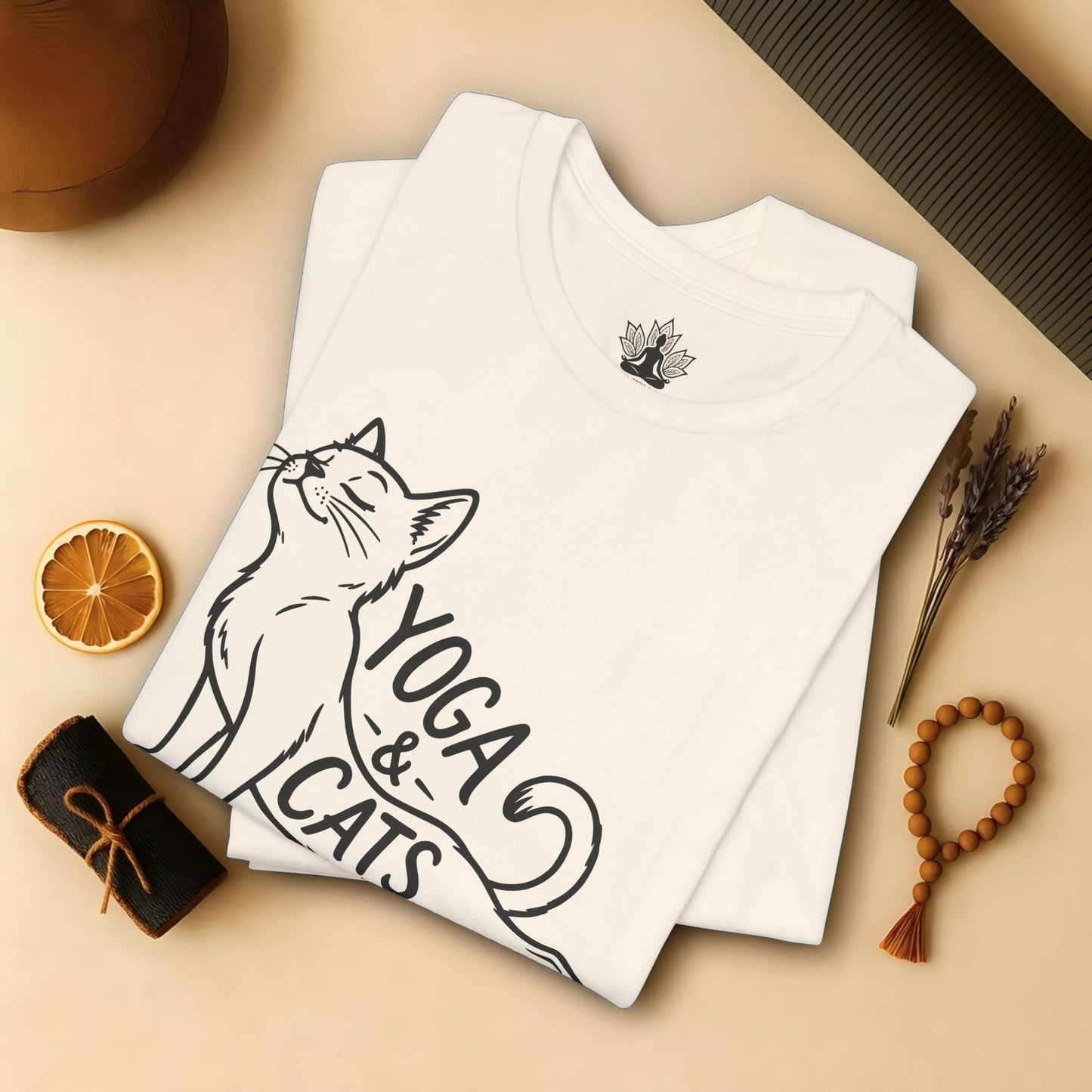 Yoga & Cats Tee