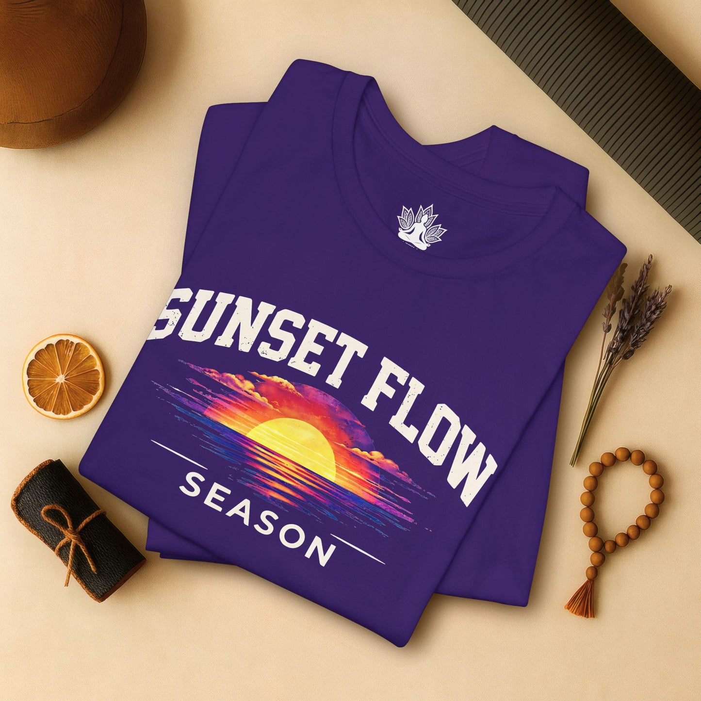80s Sunset Flow Season Tee