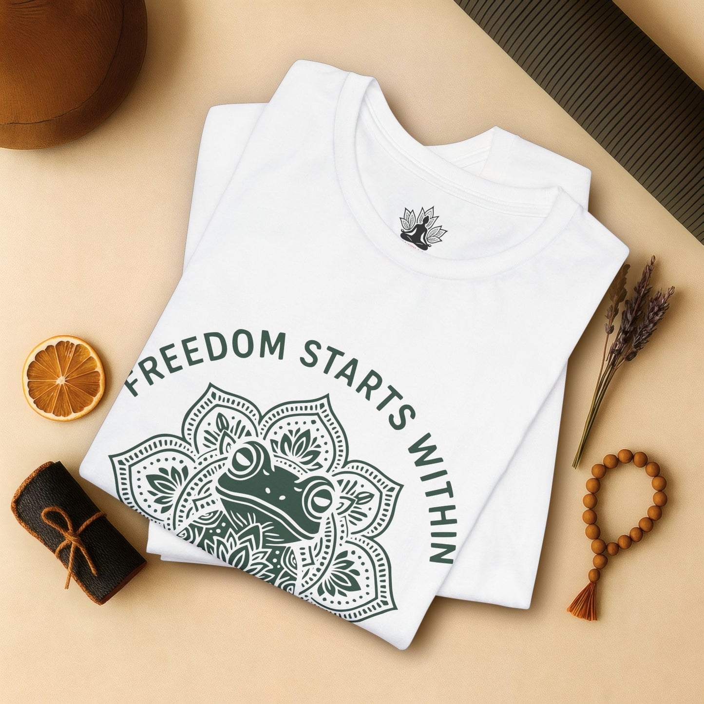 Freedom Frog – Mandala Mindfulness Tee