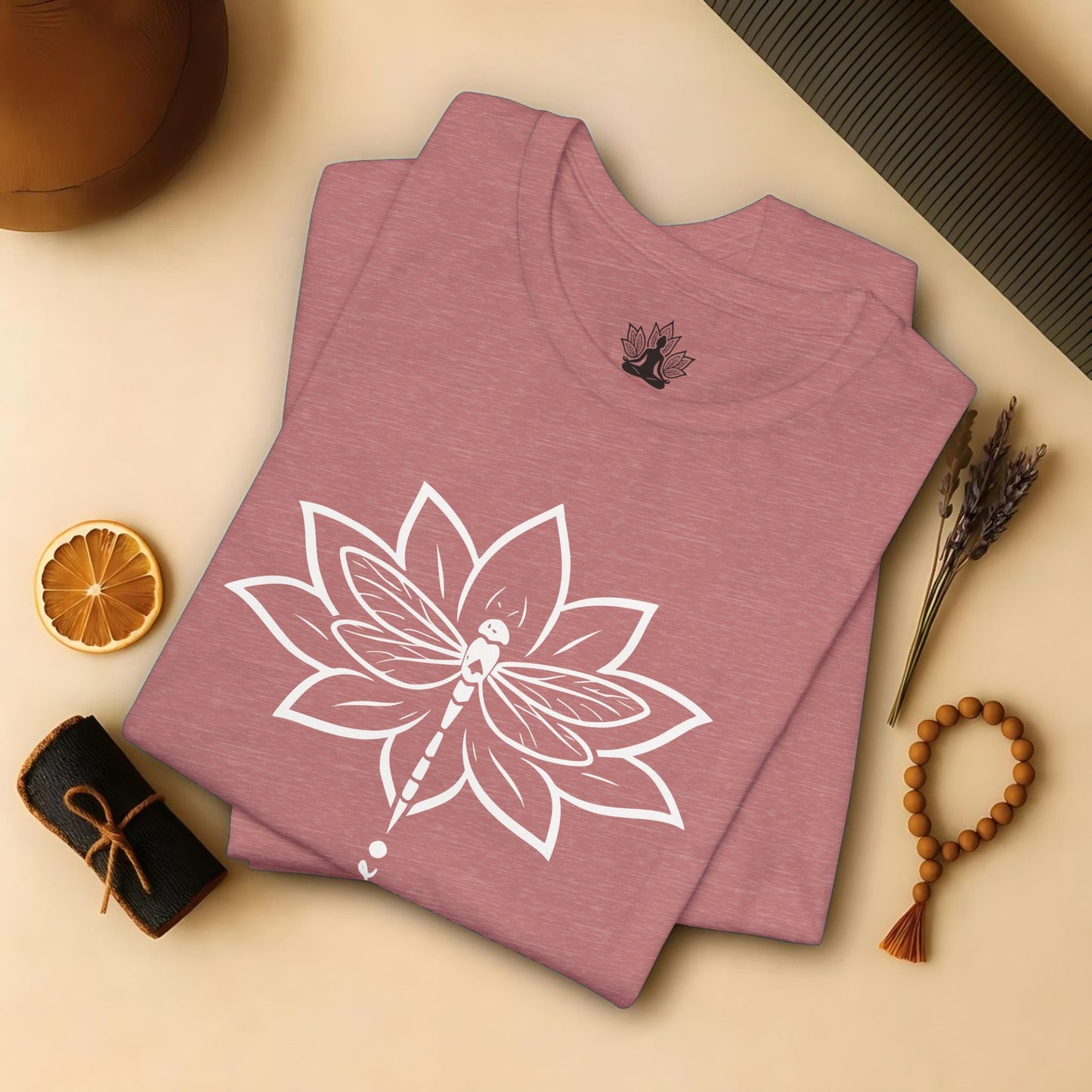 Peace Lotus Dragonfly – Mindful Nature Tee