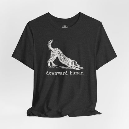 Line Art Downward Human Men Tee
