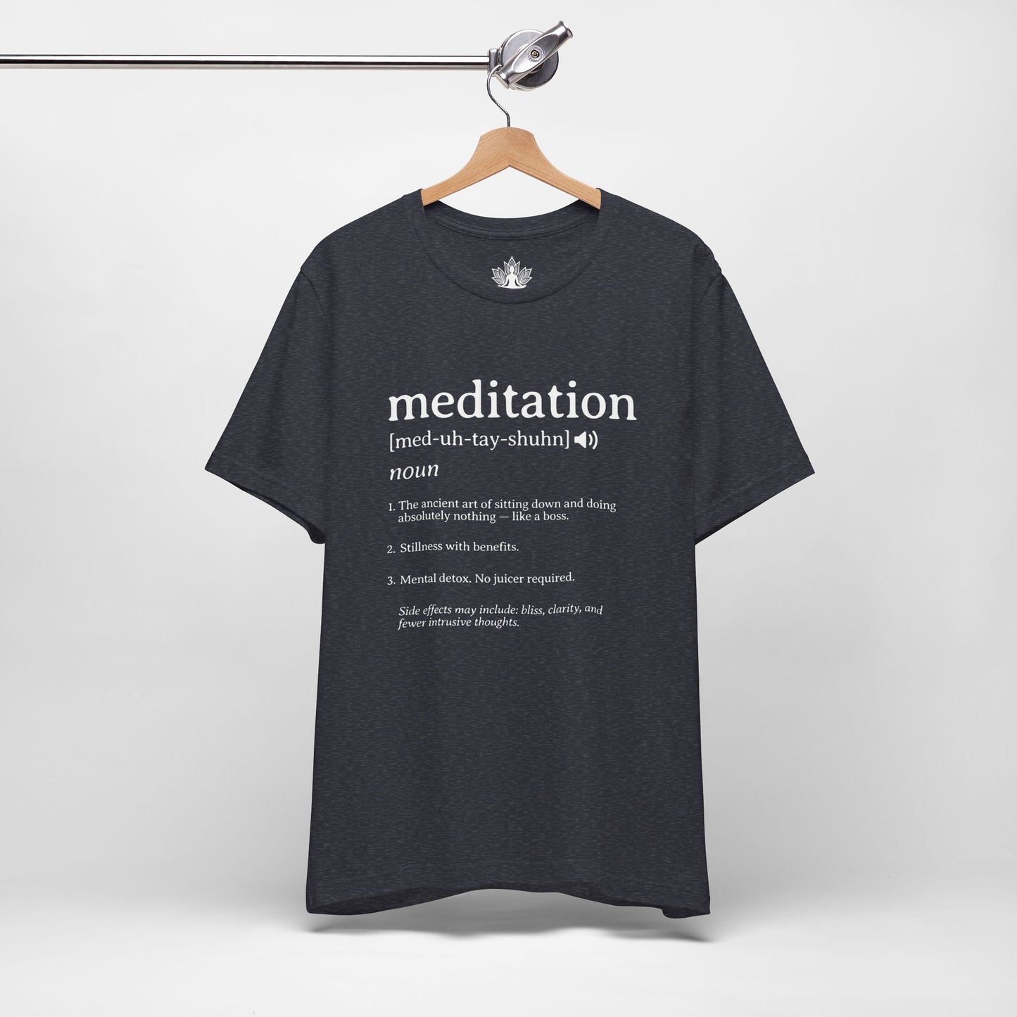 Meditation Definition – Funny Mindful Men Tee