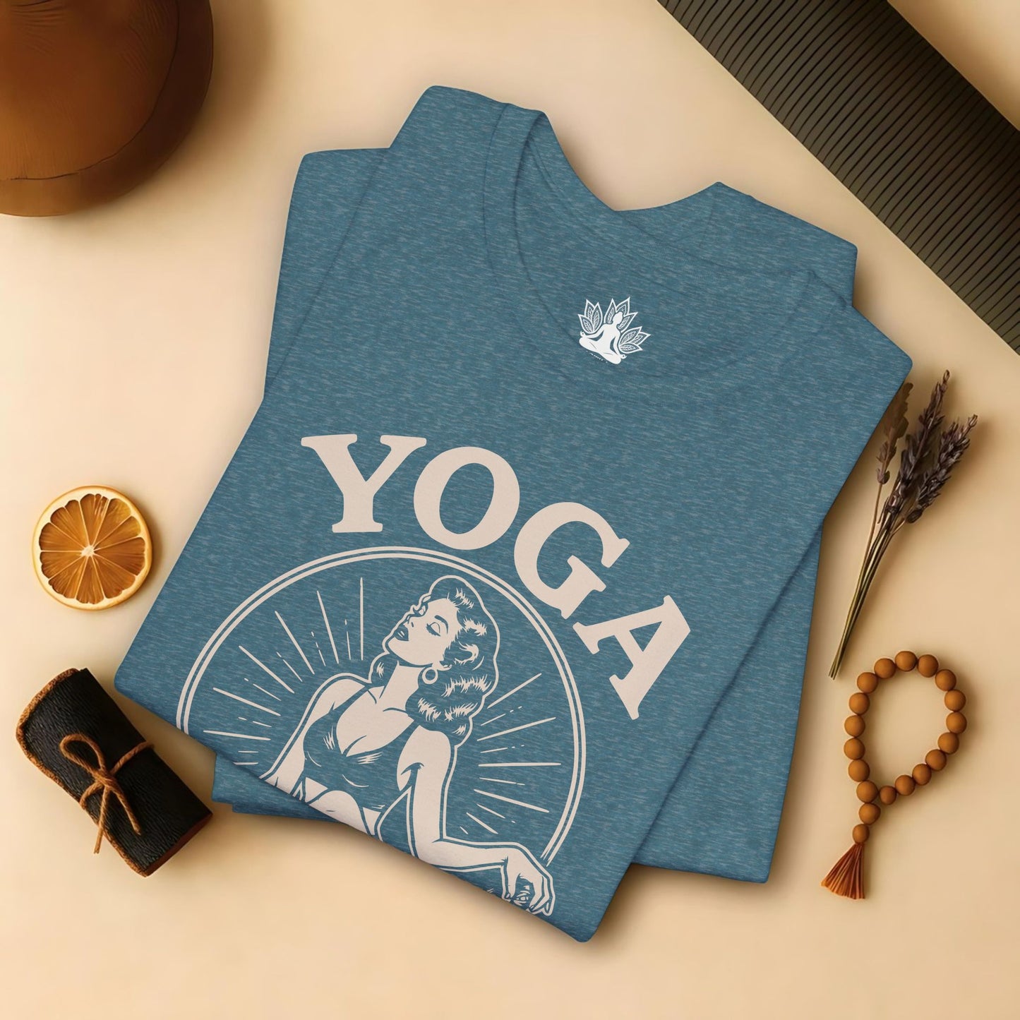 Yoga Because Murder Is Wrong Vintage Tee