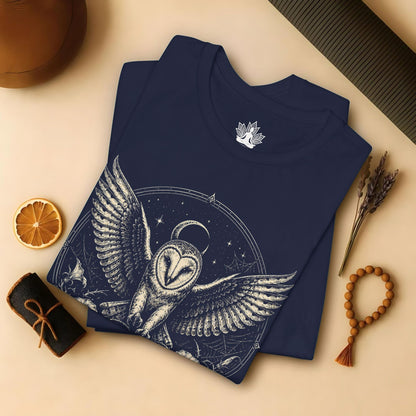 Mandala Owl Halloween Tee
